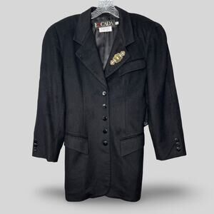 Vintage Escada Wool Cashmere Blazer